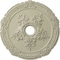 Ekena Millwork Attica with Rose Ceiling Medallion (Canopies up to 4 1/2"), 26"OD x 3 3/4"ID x 1 1/2"P, Clear Yellow CM26ATCYF - alternate 1